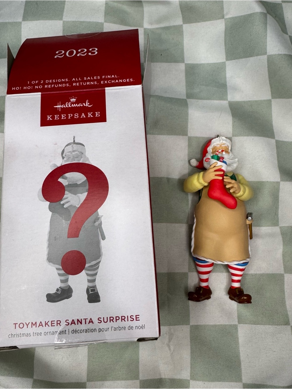 2023 Hallmark Keepsake Toymaker Santa Surprise Ornament Variant Christmas